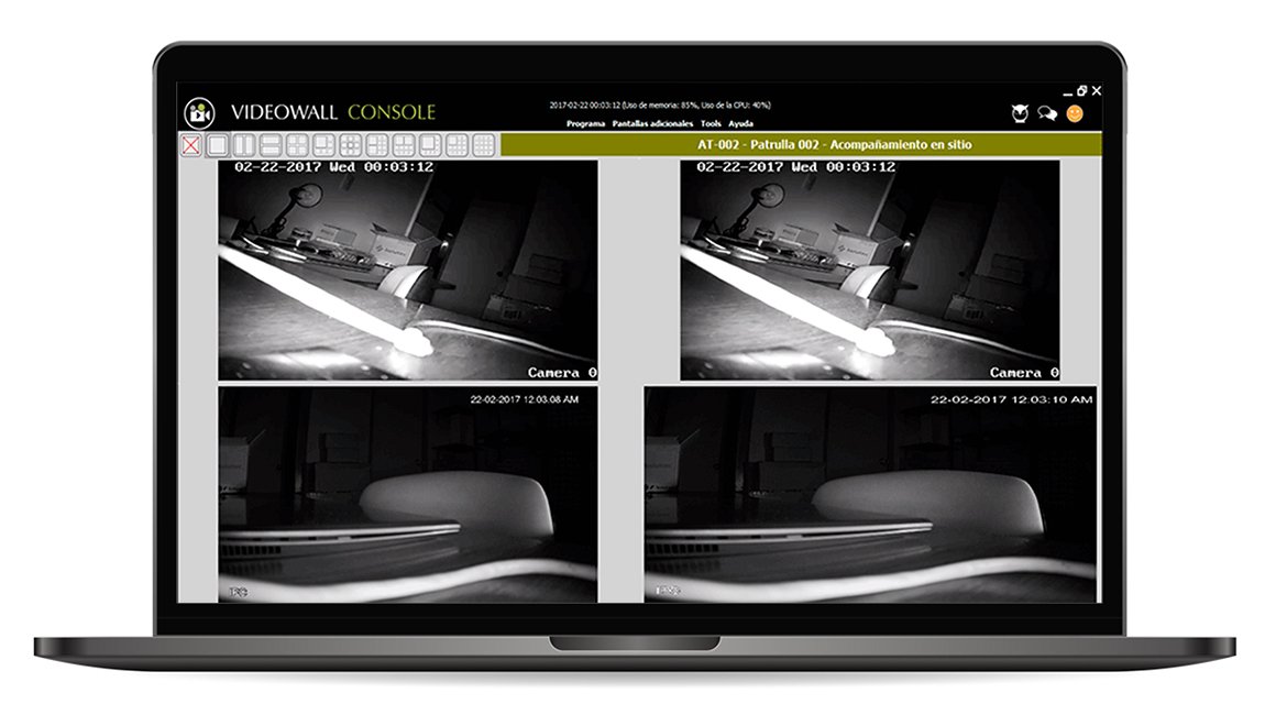 Video Wall con software de monitoreo Kronos NET